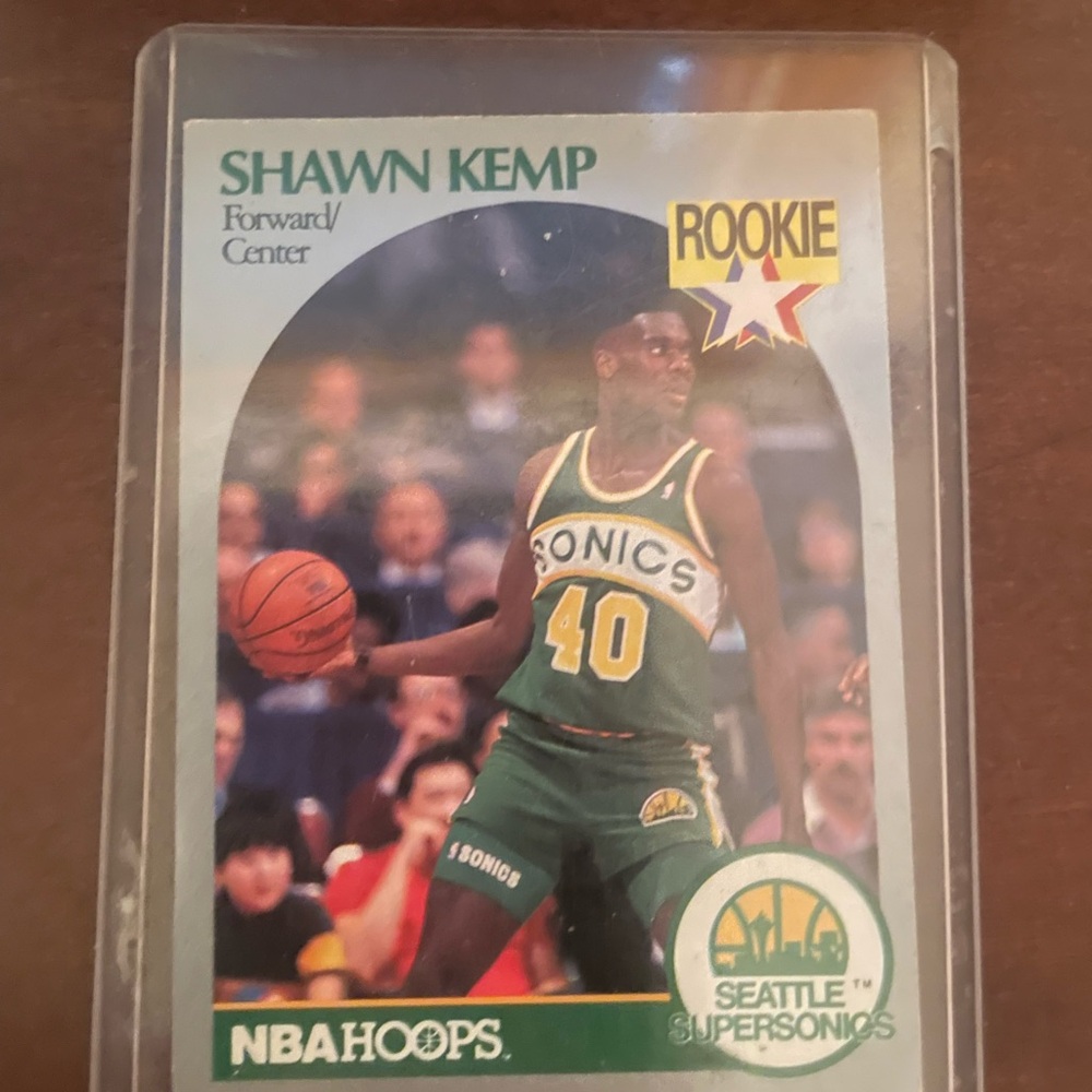Seattle SuperSonics Shawn Kemp Rookie Card